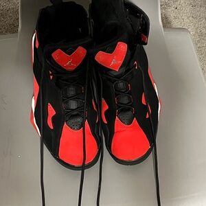 Air Jordan Men's Athletic Shoes - Black and Red